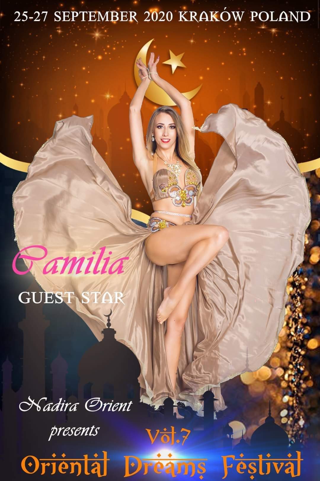 taniec brzucha festiwal plakat Camilia